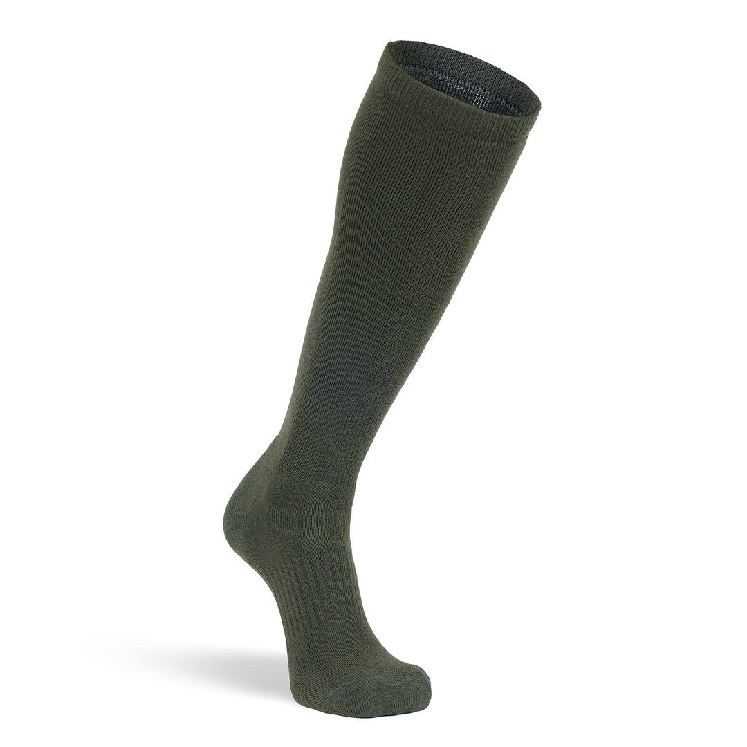 Fatigue Fighter Lightweight Over-the-Calf Compression Military Sock Army Green Small - Fox River