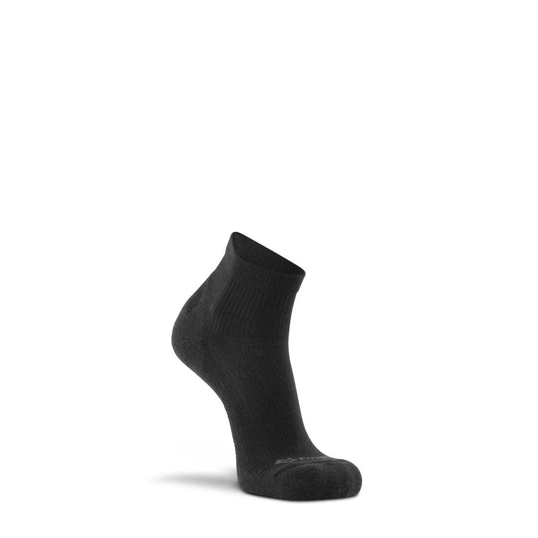 Physical Trainer Lightweight Quarter Crew Military Sock - 2 Pack Black Medium - Fox River
