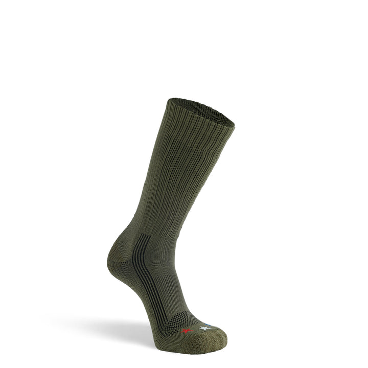 Tactical Americana Lightweight Crew Military Sock Army Green Small - Fox River