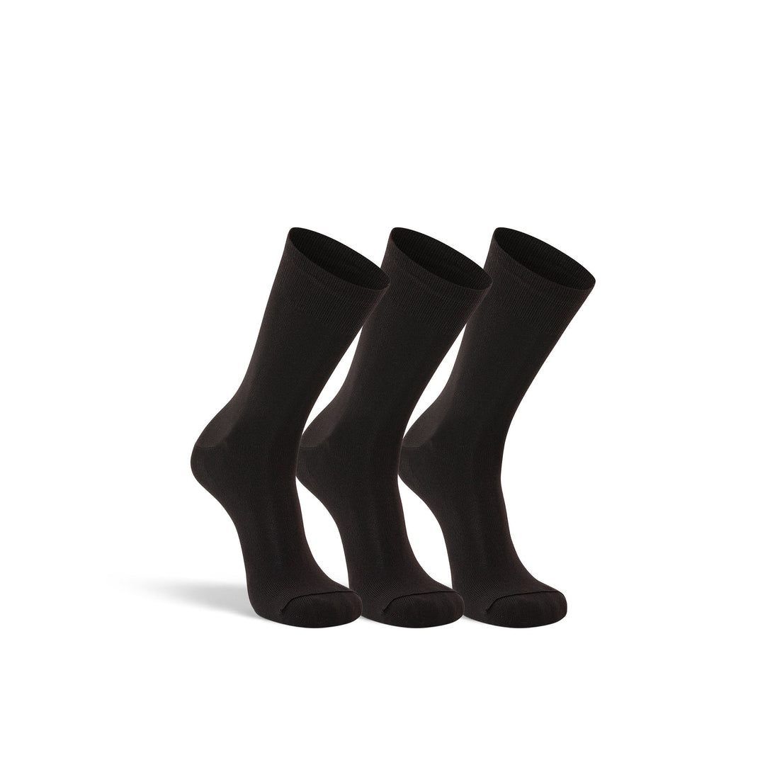 Wick Dry Alturas Ultra-Lightweight Crew Liner Sock - 3 Pairs Black Medium - Fox River