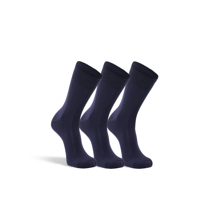 Wick Dry Alturas Ultra-Lightweight Crew Liner Sock - 3 Pairs Dark Navy Medium - Fox River