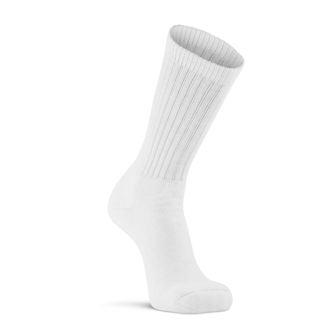 Wick Dry Classic Medium Weight Crew Everyday Sock White Medium - Fox River