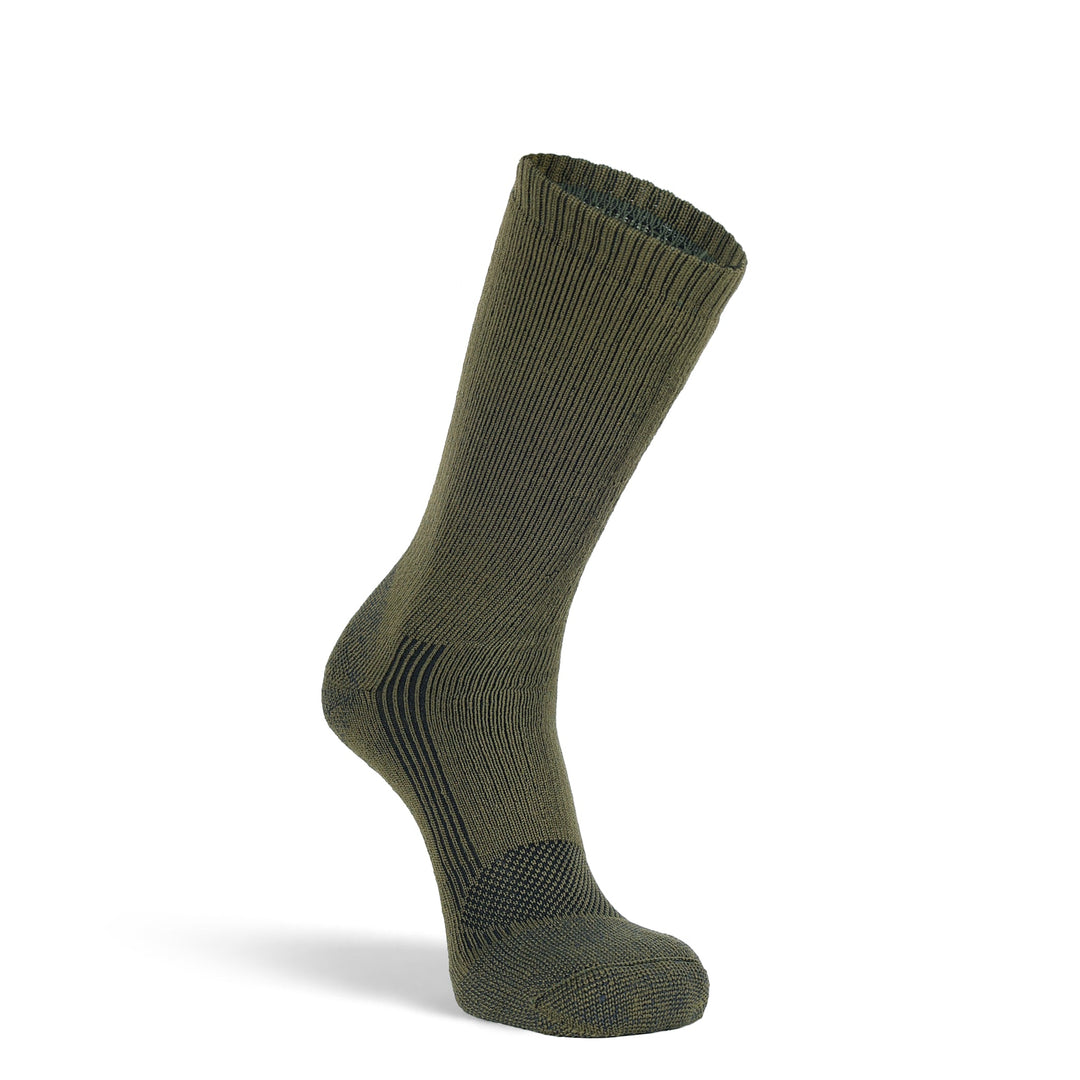 Wick Dry Maximum Medium Weight Crew Military Sock Army Green Small - Fox River