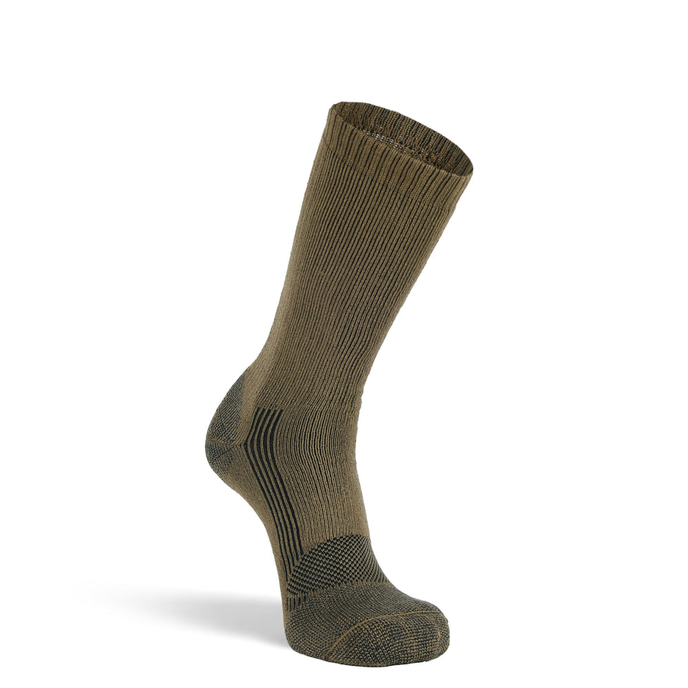 Wick Dry Maximum Medium Weight Crew Military Sock Coyote Brown Small - Fox River