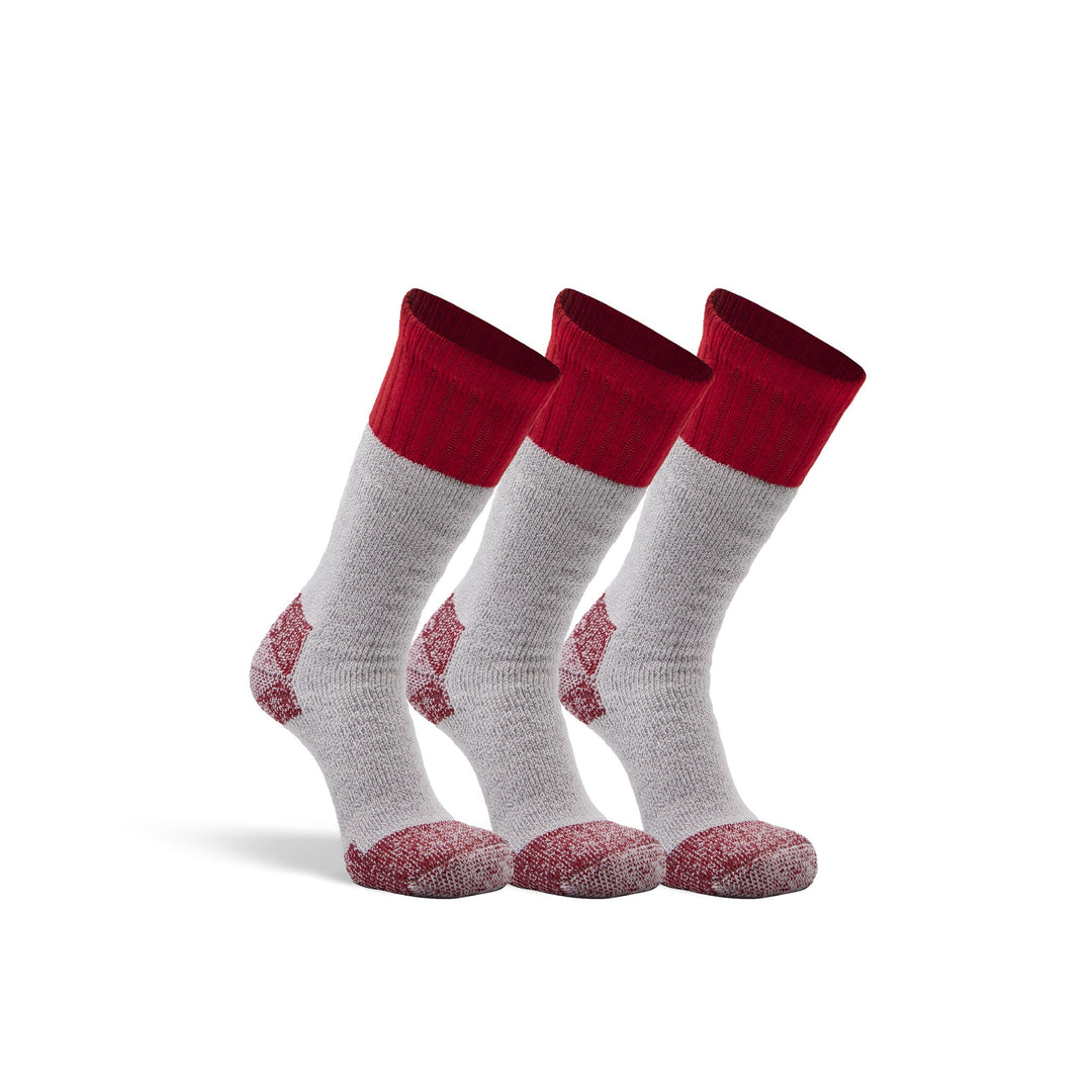 Wick Dry Outlander Heavyweight Mid-Calf Boot &amp; Field Sock - 3 Pairs Grey Medium - Fox River