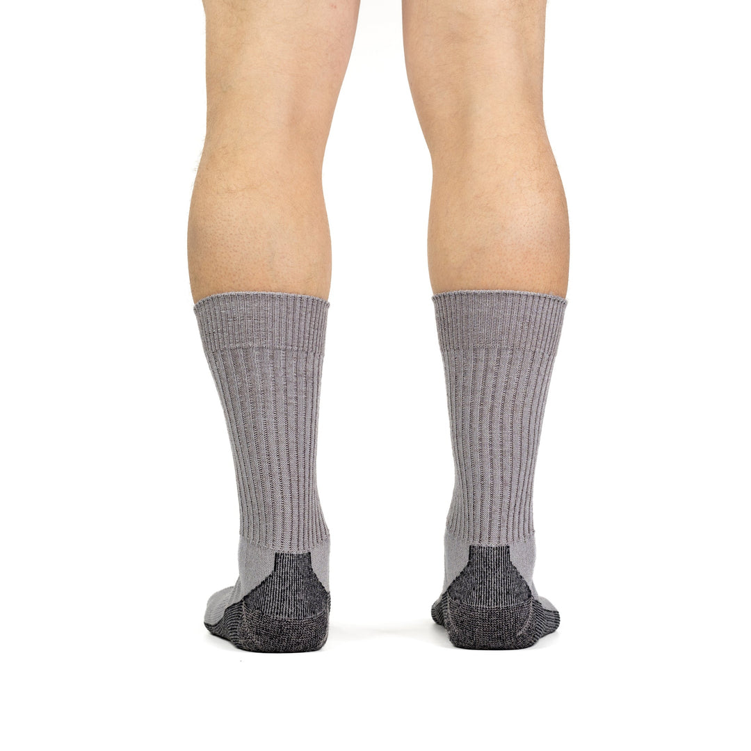 Hike Bilbao Medium Weight Crew Grey Heather Small - Fox River