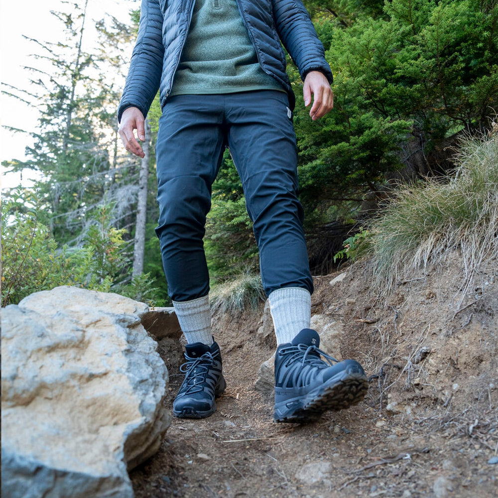Hike Wick Dry Euro Medium Weight Crew Navy Small - Fox River