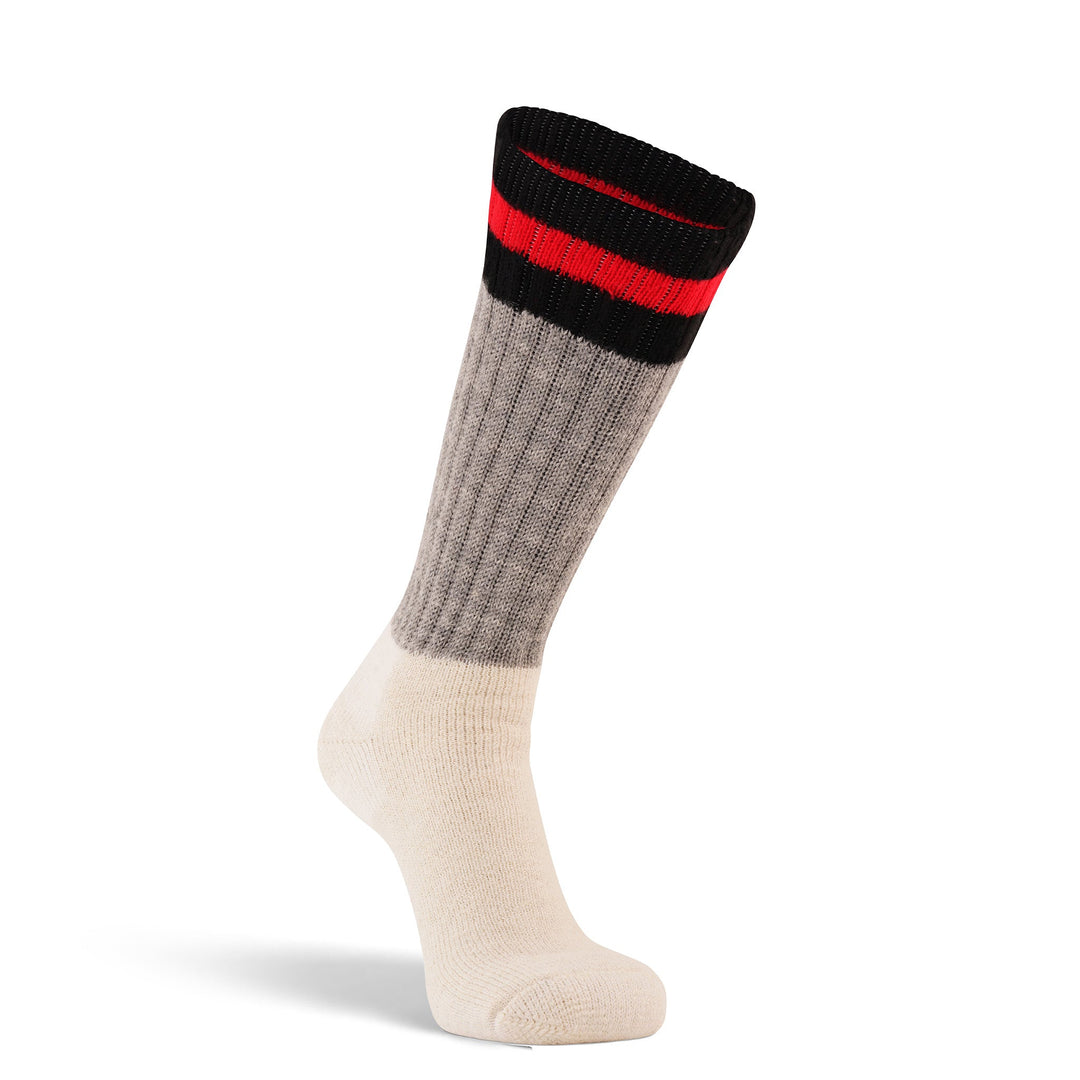 Men's Outdoorsox Extra-Heavyweight Mid-Calf Boot & Field Sock Grey/Black Medium - Fox River