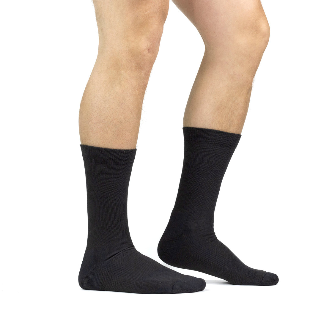 Military Dress Lightweight Crew Black Medium - Fox River