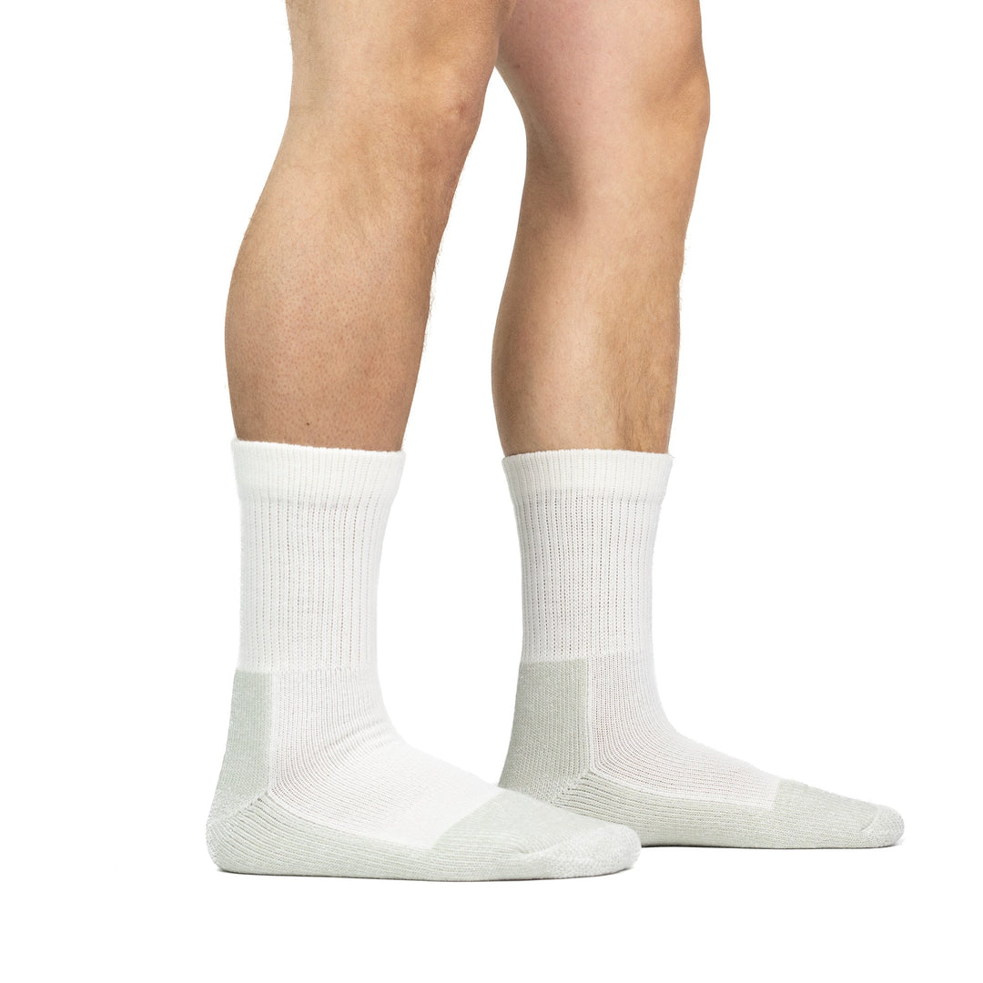 Wick Dry Athletic Heavyweight Crew - 2 Pack White Medium - Fox River