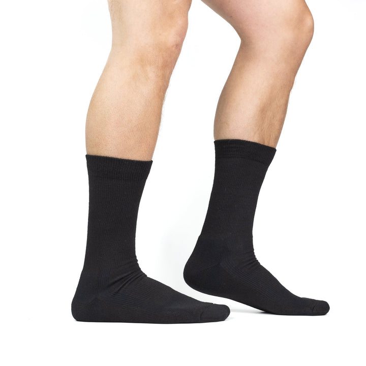 Work &amp; Weekend Lightweight Crew - 2 Pack Black Medium - Fox River